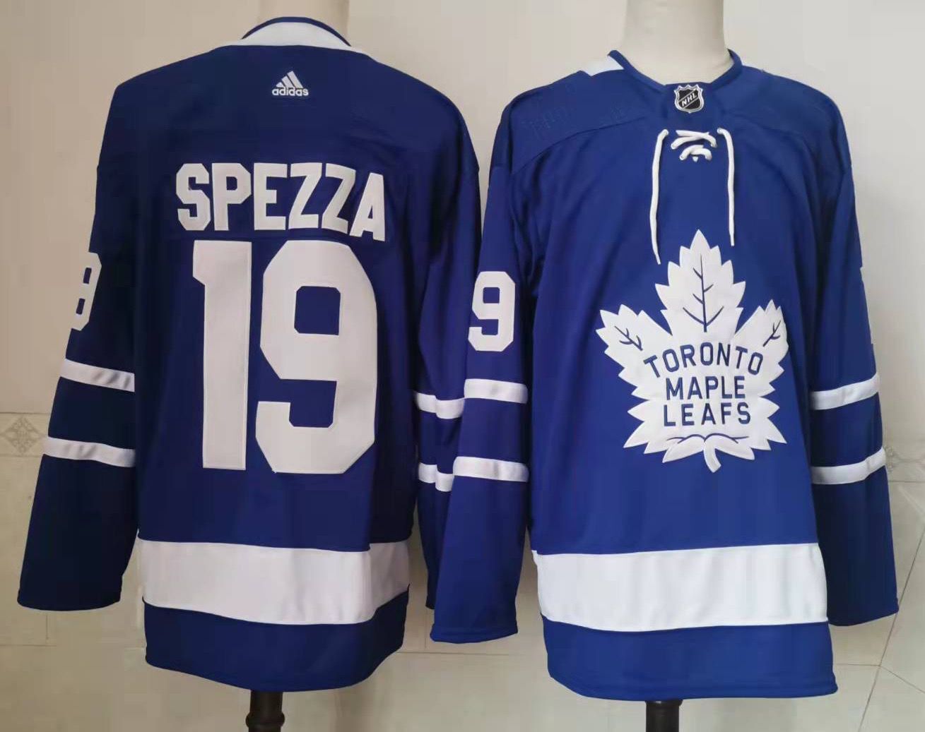 Men's Toronto Maple Leafs Jason Spezza #19 Blue Player Jersey1