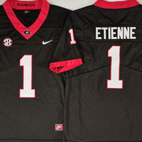 Men's Georgia Bulldogs Trevor Etienne #1 Black Game Jersey
