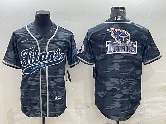 Men's Tennessee Titans Gray Camouflage Fashion Jersey1