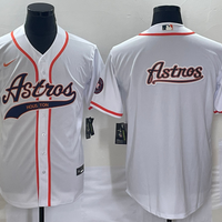 Men's Houston Astros White Replica Team Jersey1 Joint Edition