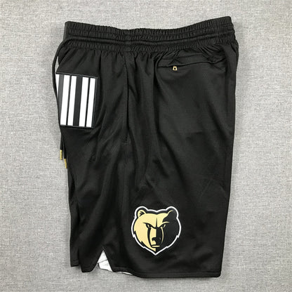 Men's Memphis Grizzlies Black 2023/24 Pocket Shorts1 City Edition