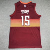 Men's Denver Nuggets Nikola Jokic Red Swingman Player Jersey1