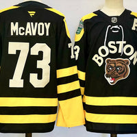 Men's Boston Bruins Charlie McAvoy #73 Fanatics Black Player Jersey