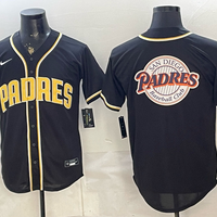 Men's San Diego Padres Black Fashion Replica Out Jersey