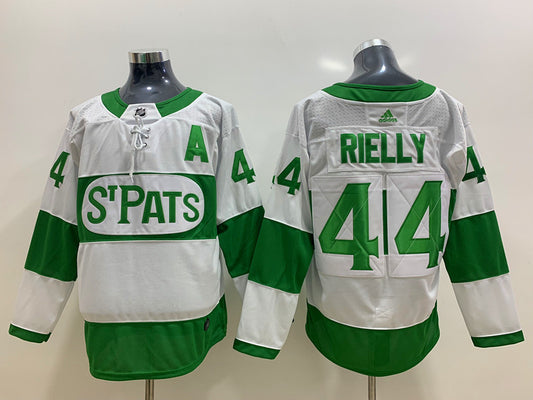 Men's Toronto Maple Leafs Morgan Rielly #44 White Authentic Player Jersey1