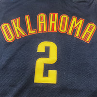 Men's Oklahoma City Thunder Shai Gilgeous-Alexander #2 Black 2024/25 Swingman Player Jersey1 - City Edition