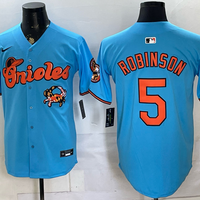 Men's Baltimore Orioles Brooks Robinson #5 Blue Limited Player Jersey