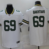 Men's Green Bay Packers David Bakhtiari #69 White Game Jersey1