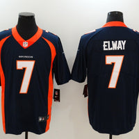 Men's Denver Broncos John Elway #7 Navy Game Player Jersey1