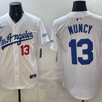 Men's Los Angeles Dodgers Max Muncy #13 White Alternate Replica Jersey