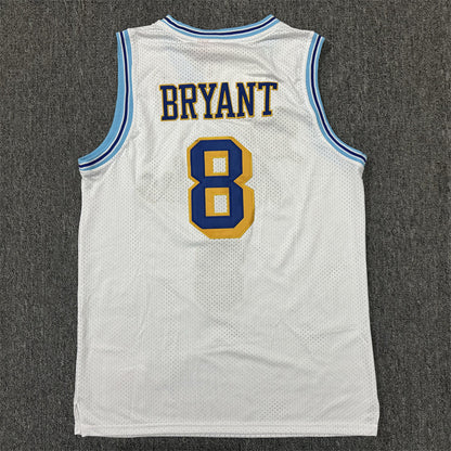 Men's Los Angeles Lakers Kobe Bryant 1996-97 White Hardwood Classics Authentic Jersey1
