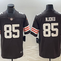 Men's Cleveland Browns David Njoku #85 Brown Game Player Jersey1