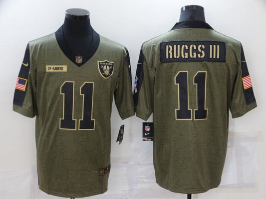 Men's Las Vegas Raiders Henry Ruggs III #11 Brown Game Jersey1