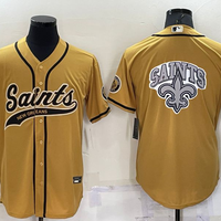 Men's New Orleans Saints Yellow Game Jersey1