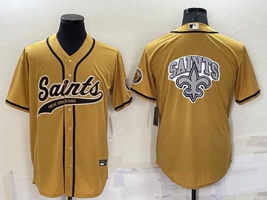Men's New Orleans Saints Yellow Game Jersey1