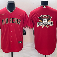 Men's Arizona Diamondbacks Red Replica Team Jersey1