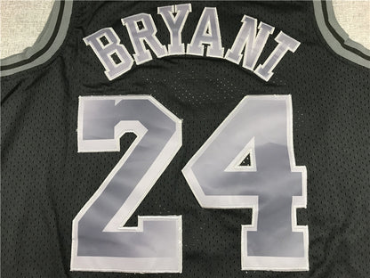Men's Los Angeles Lakers Kobe Bryant Black Hardwood Classics Swingman Jersey1