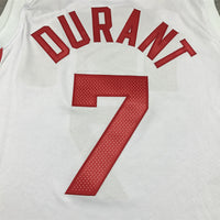 Men's Brooklyn Nets Kevin Durant #7 White 2022/23 Swingman Jersey1 - Classic Edition