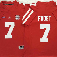 Men's Nebraska Huskers Scott Frost #7 Scarlet Player Game Jersey