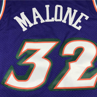 Men's Utah Jazz Karl Malone #32 Purple Hardwood Classics Throwback Team Jersey1