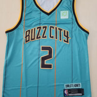 Men's Charlotte Hornets LaMelo Ball Green 2020-21 swingman jersey1