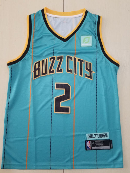 Men's Charlotte Hornets LaMelo Ball Green 2020-21 swingman jersey1