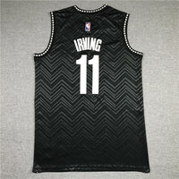 Men's Brooklyn Nets Kyrie Irving #11 Black 2020/21 Swingman Player Jersey1