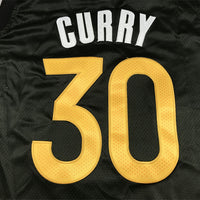 Men's Golden State Warriors Stephen Curry #30 Black 2022/23 Swingman Jersey1 - City Edition