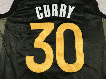 Men's Golden State Warriors Stephen Curry #30 Black 2022/23 Swingman Jersey1 - City Edition