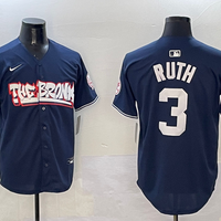 Men's New York Yankees Babe Ruth Navy Limited Player Jersey1