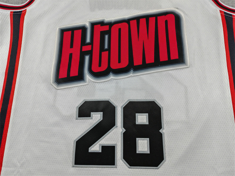 Men's Houston Rockets Alperen Sengun #28 White 2024/25 Swingman Player Jersey - City Edition