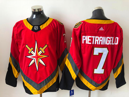 Men's Vegas Golden Knights Alex Pietrangelo #7 Red Breakaway Player Jersey1