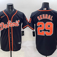 Men's Detroit Tigers Tarik Skubal #29 Black Limited Player Jersey
