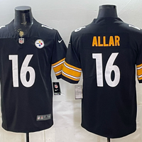 Men's Pittsburgh Steelers Drew Allar #16 Black Game Jersey