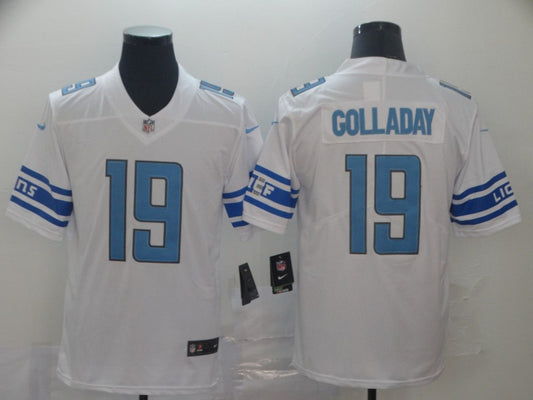 Men's Detroit Lions Kenny Golladay #19 White Game Jersey1