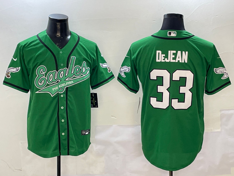 Cooper DeJean #33 Philadelphia Eagles Green Game Jersey - JerseysFreak