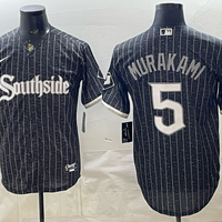 Men's Chicago White Sox Munetaka Murakami #5 Black City Connect Limited Jersey