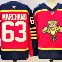 Men's Florida Panthers Brad Marchand #63 Fanatics Red Premium Player Jersey
