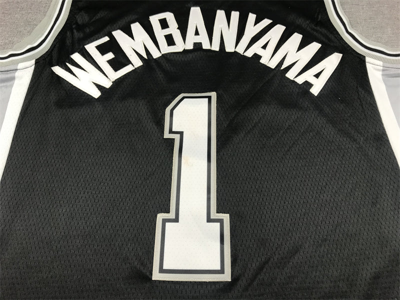 Victor Wembanyama San Antonio Spurs Black Icon Edition Jersey - 4