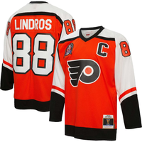 Eric Lindros Philadelphia Flyers Orange Jersey