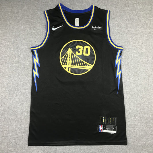 Men's Golden State Warriors Stephen Curry Fanatics Branded Black Classic Jersey1