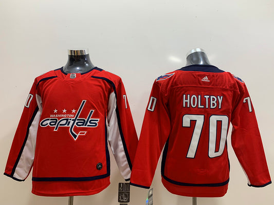 Men's Washington Capitals Braden Holtby #70 Red Breakaway Home Player Jersey1
