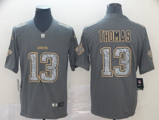 Men's New Orleans Saints Michael Thomas #13 Gray Player Game Jersey1