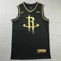 Men's Houston Rockets James Harden #13 NBA Black Replica Player Jersey1