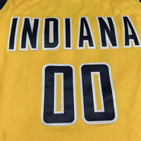 Men's Indiana Pacers Bennedict Mathurin #00 Yellow 2022/23 Swingman Jersey1 - Statement Edition