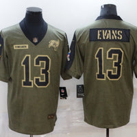 Men's Tampa Bay Buccaneers Mike Evans #13 Brown Player Game Jersey1
