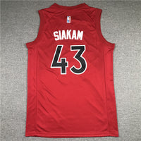Men's Toronto Raptors Pascal Siakam Red 2021/22 Diamond Swingman Jersey1