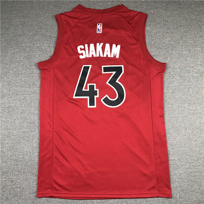Men's Toronto Raptors Pascal Siakam Red 2021/22 Diamond Swingman Jersey1