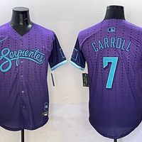 Men's Arizona Diamondbacks Corbin Carroll #7 Purple 2025 City Connect Limited Player Jersey