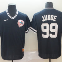 Men's New York Yankees Aaron Judge #99 Navy Stitched Jersey1